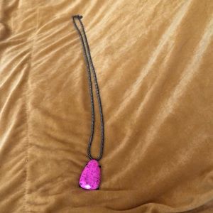 CUSTOM Magenta and Gunmetal Kendra Scott Sandra